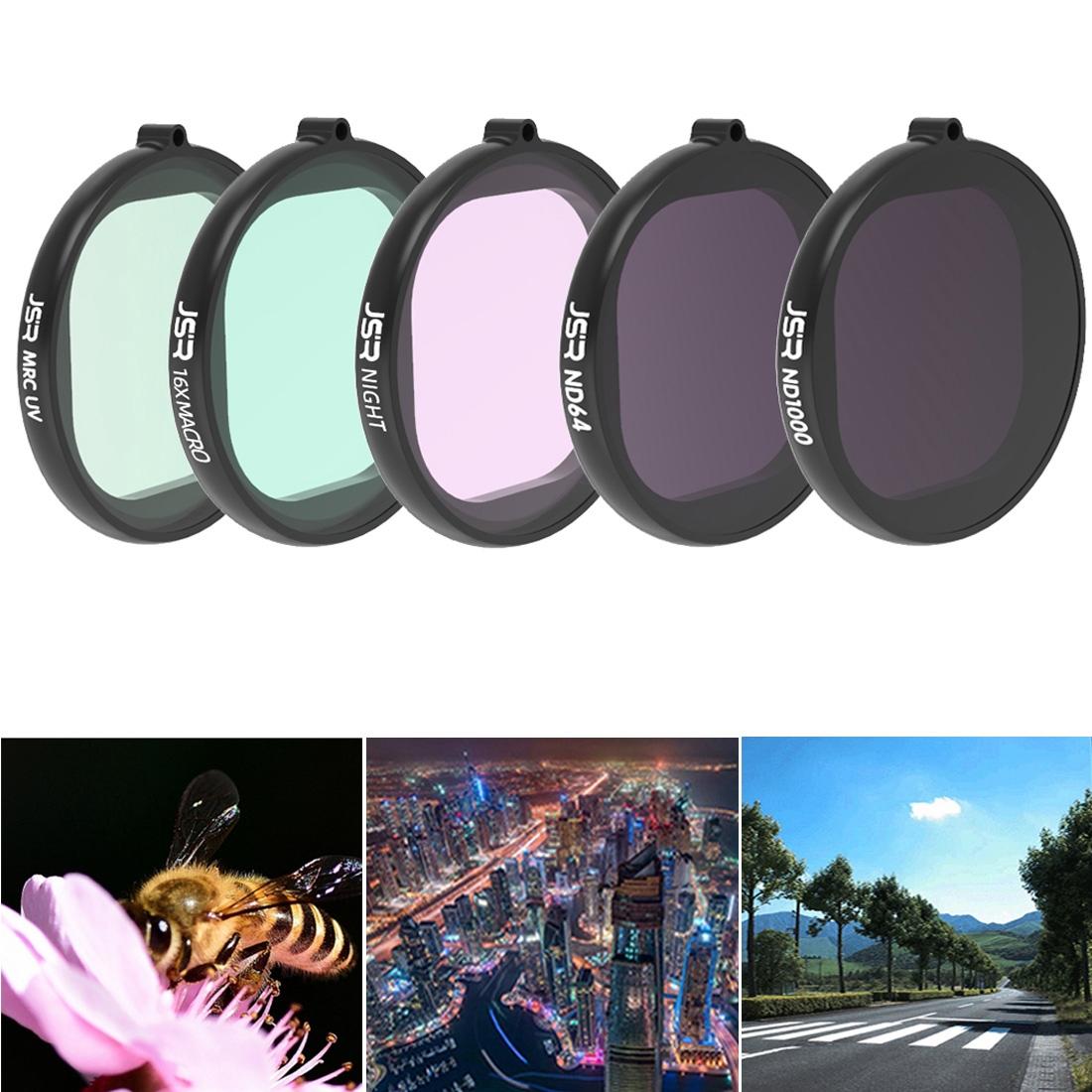 V562-2891ACD-202508272021-01 5-in-1 Round Housing Lens Filter for Gopro Hero8 - Image 2