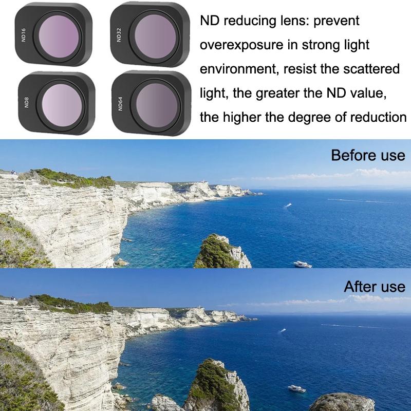 V562-3005729140DBT-202508272321-02 4-in-1 Mini Pro Camera Filters Nd8 Nd16 Nd32 Nd64 - Image 3