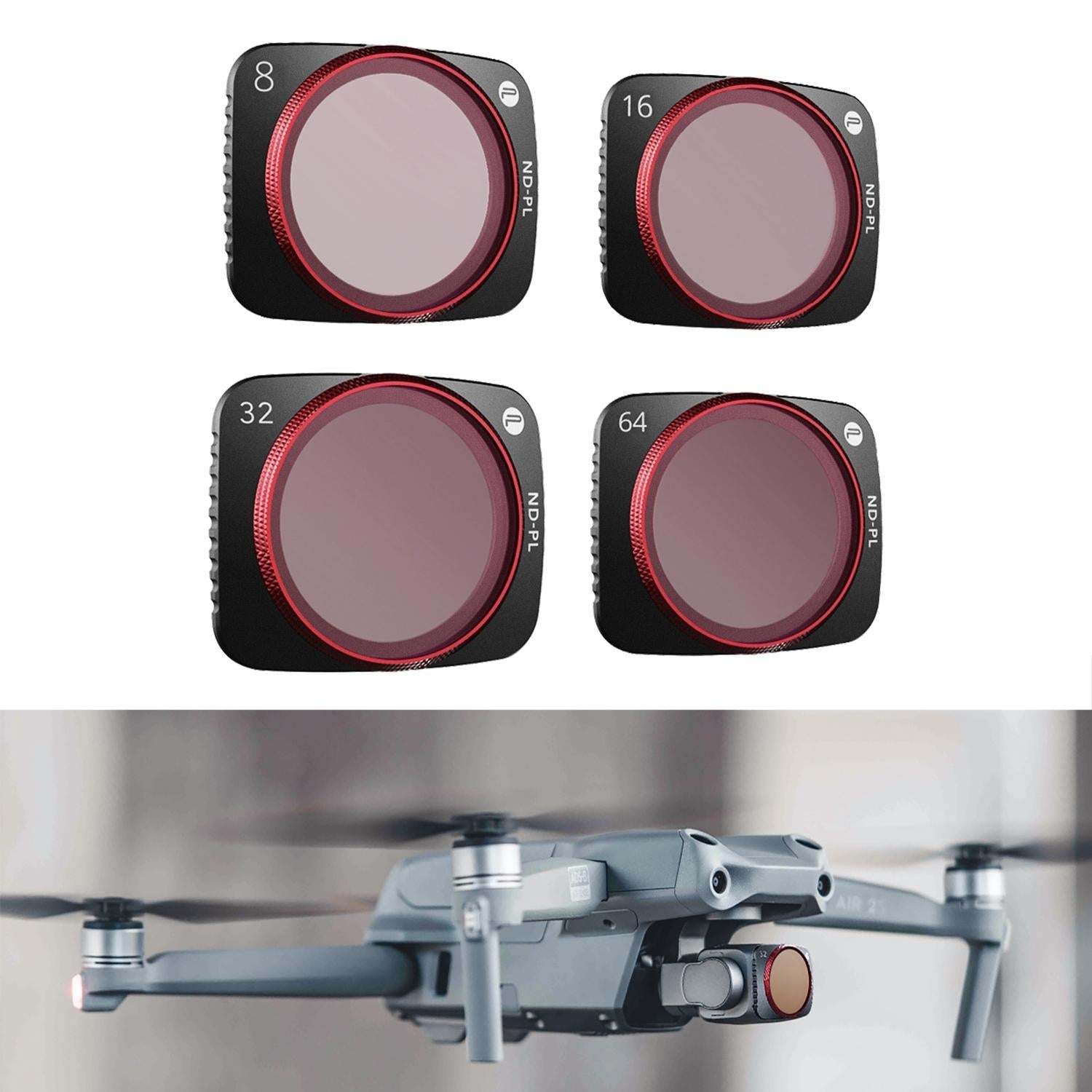V562-3030POD-202508272241-02 4-in-1 Ndpl Lens Filter Kit for Dji Air 2s - Image 3