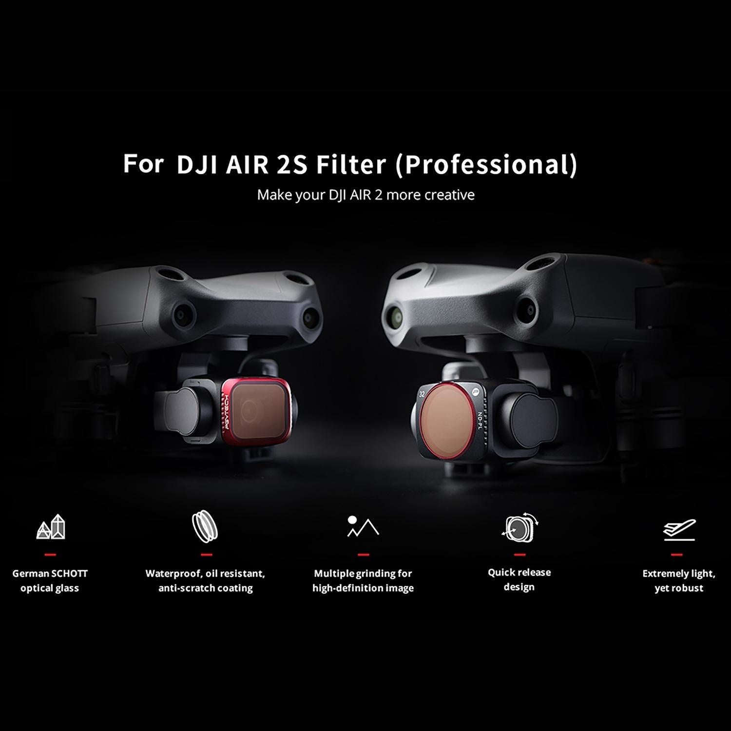 V562-3030POD-202508272241-03 4-in-1 Ndpl Lens Filter Kit for Dji Air 2s - Image 4