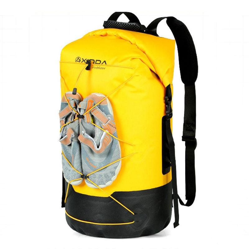 V562-3032805060DBT-202508290040-00 Waterproof Outdoor Stream Tracing Backpack Black 16L - Yellow-36L - Image 1