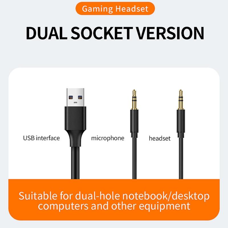 V562-3039171060DBT-202508280326-03 Psh-100 Gaming Earphones With Mic 3.5Mm Orange - Image 4