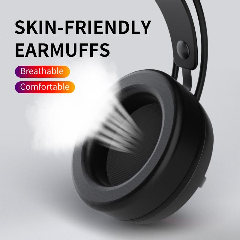 V562-3039171060DBT-202508280326-04 Psh-100 Gaming Earphones With Mic 3.5Mm Orange - Image 5