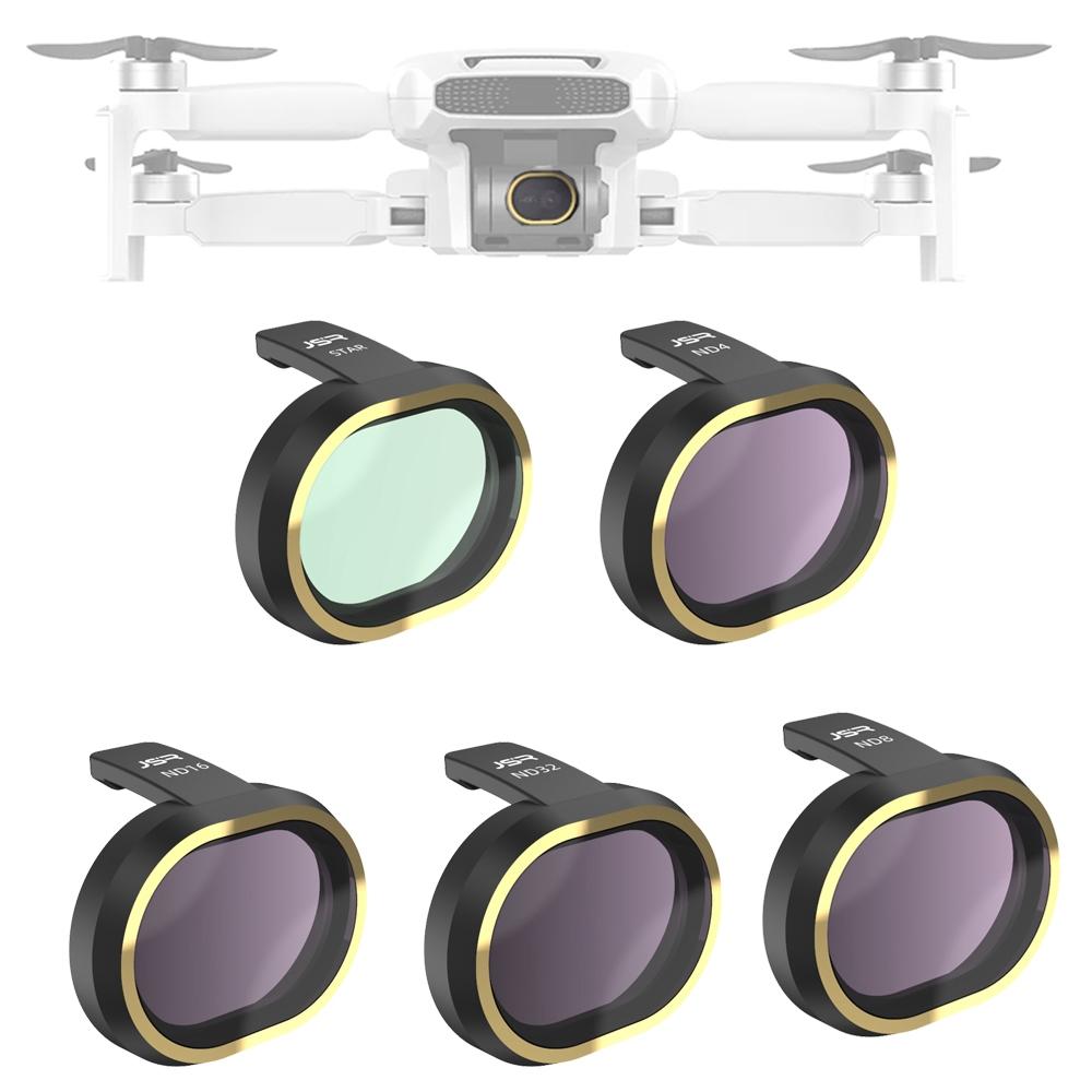V562-308528100ADE-202508272135-01 5-in-1 Lens Filter Kit for Fimi X8 Mini Drone - Nd4 Nd8 Nd16 Nd32 Stars - Image 2