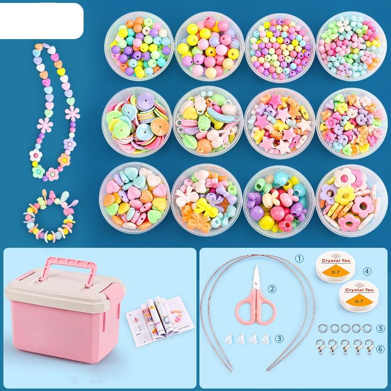 V562-3124852060DBT-202508280116-00 Diy Beaded Jewelry Set For Kids 12 Cups Of Dream Maca - Image 1