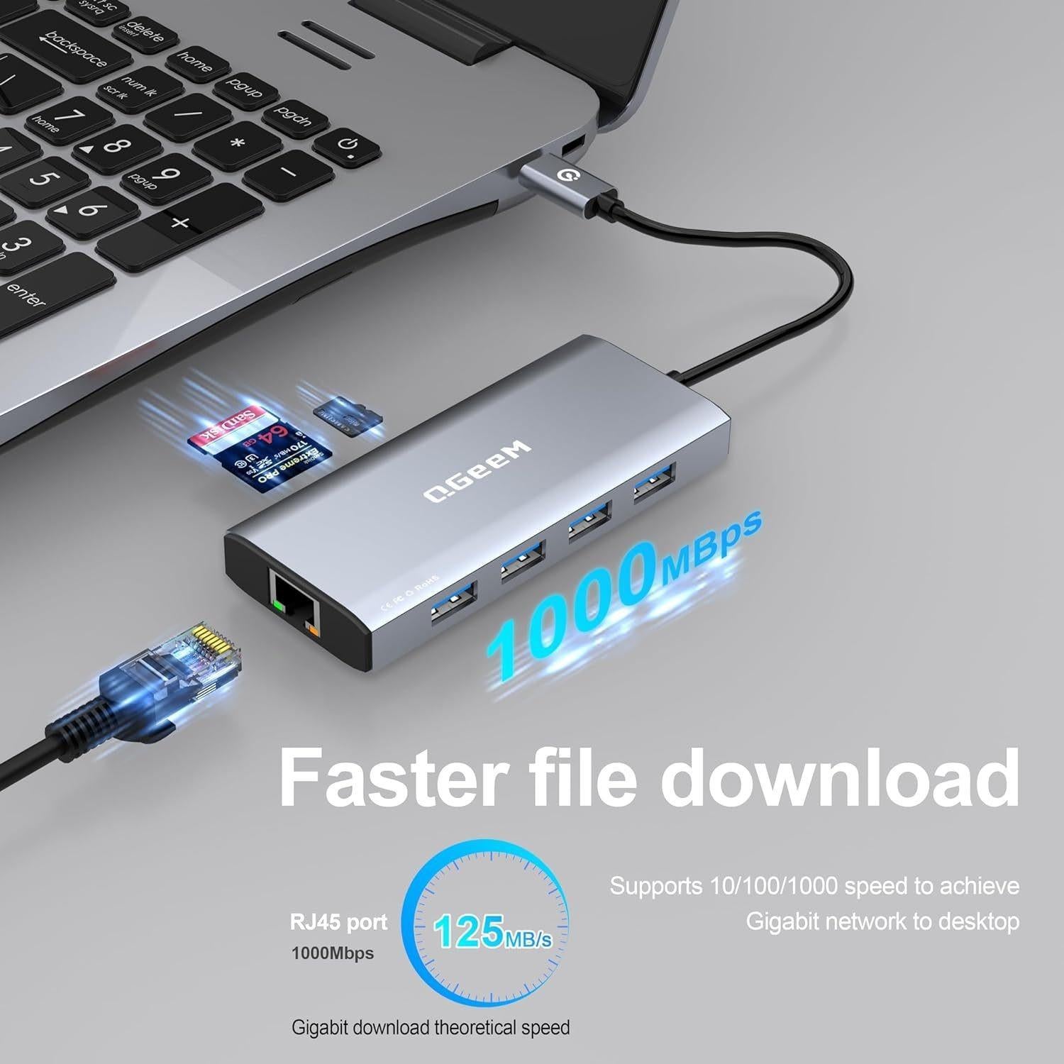 V562-32506060DBT-202508280135-04 9-In-1 Usb-C Docking Station Hdmi Rj45 Pd Usb - Image 5