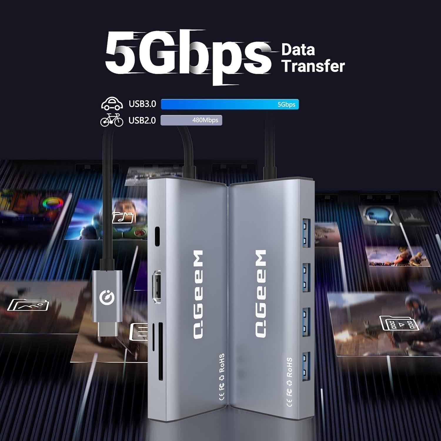V562-32506060DBT-202508280135-06 9-In-1 Usb-C Docking Station Hdmi Rj45 Pd Usb - Image 7