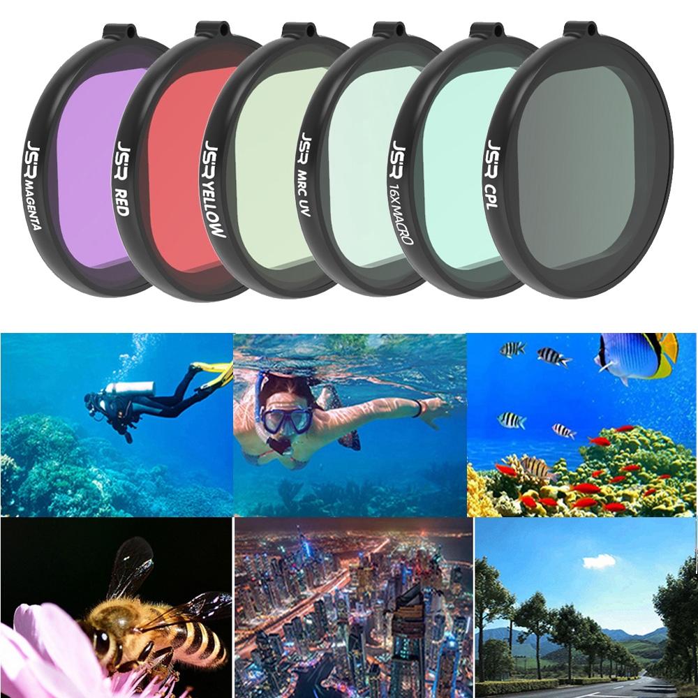 V562-3891ACD-202508272030-01 6-in-1 Round Diving Lens Filter for Gopro Hero8 - Image 2