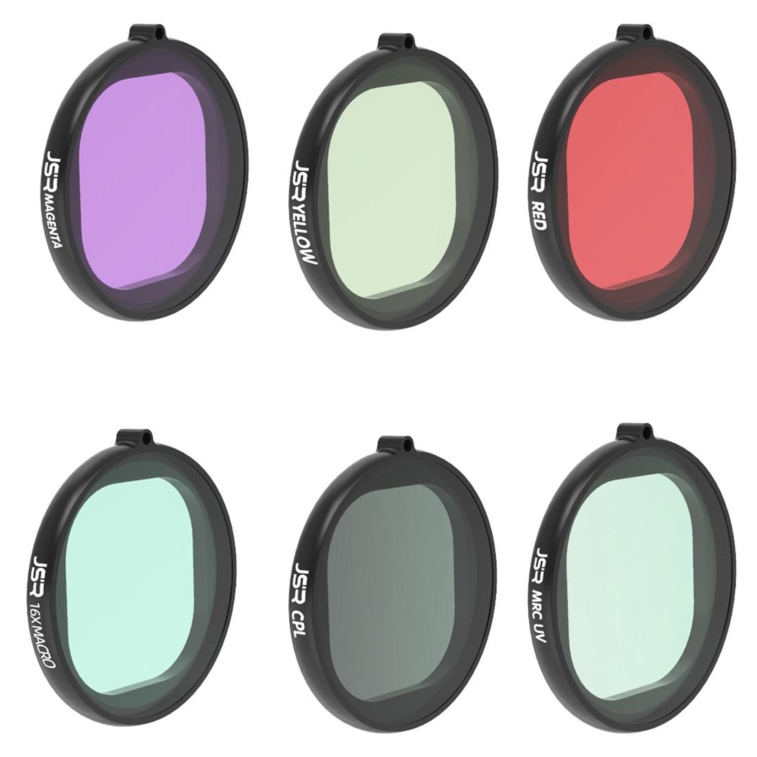 V562-3891ACD-202508272030-02 6-in-1 Round Diving Lens Filter for Gopro Hero8 - Image 3