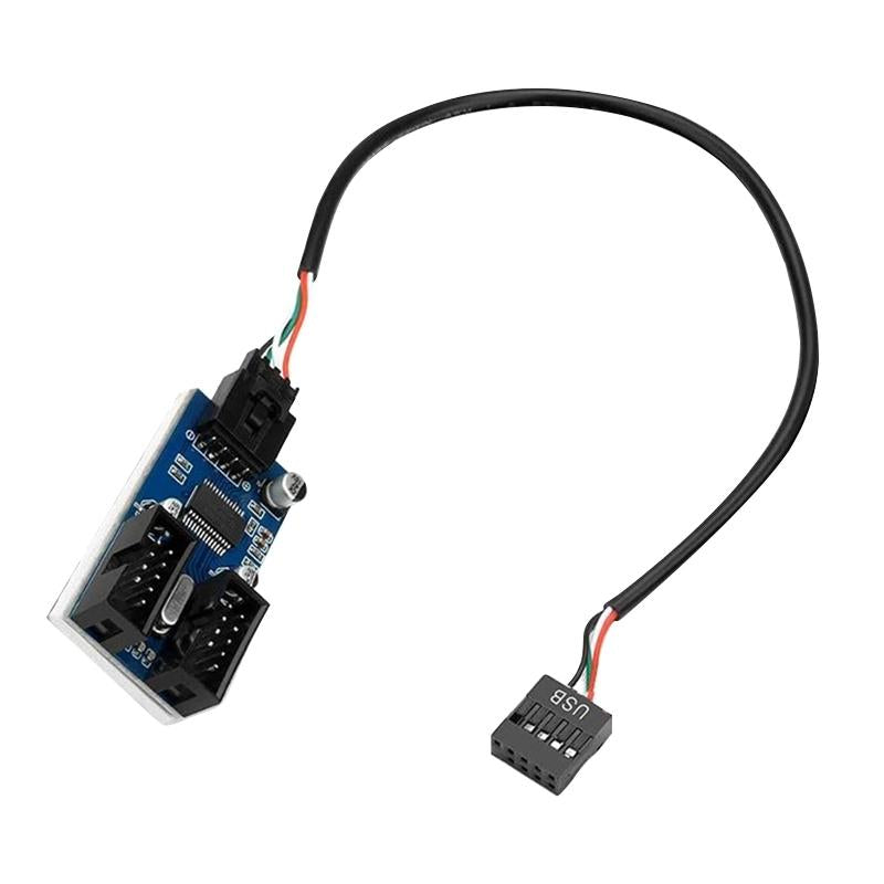 V562-4412CP-202508280347-01 9-Pin Usb2.0 Hub Adapter With Splitter - Image 2
