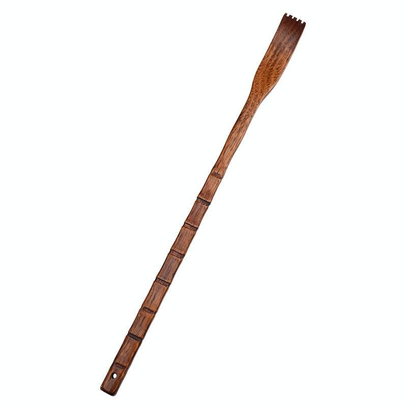 V562-5024271060DBT-202508280541-00 Long Handle Bamboo Back Scratcher Red - Image 1