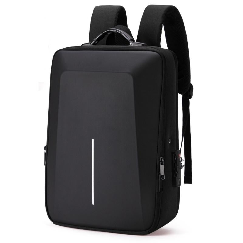 V562-5047432060DBT-202508271522-01 Anti-theft Hard Shell Backpack for Men - Black - Image 2