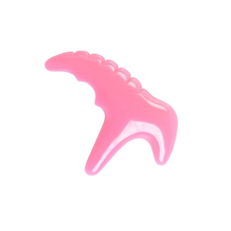 V562-5062802750DBT-202508280810-00 Resin Pink Silicone Thumb Massager For Muscle Relaxation And Fascia Massage - Image 1