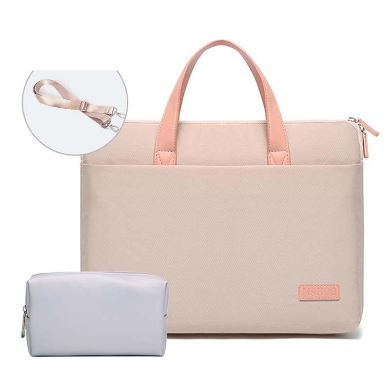 V562-6034943060DBT-202508271103-00 Ultra-thin Macbook Laptop Messenger Bag - Khaki & Gray Power Bag 13.3-14 Inches - Image 1