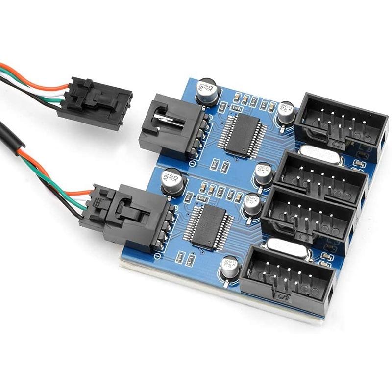 V562-6312CP-202508280646-03 9-Pin Usb2.0 Hub Adapter 4-Way Splitter - Image 4