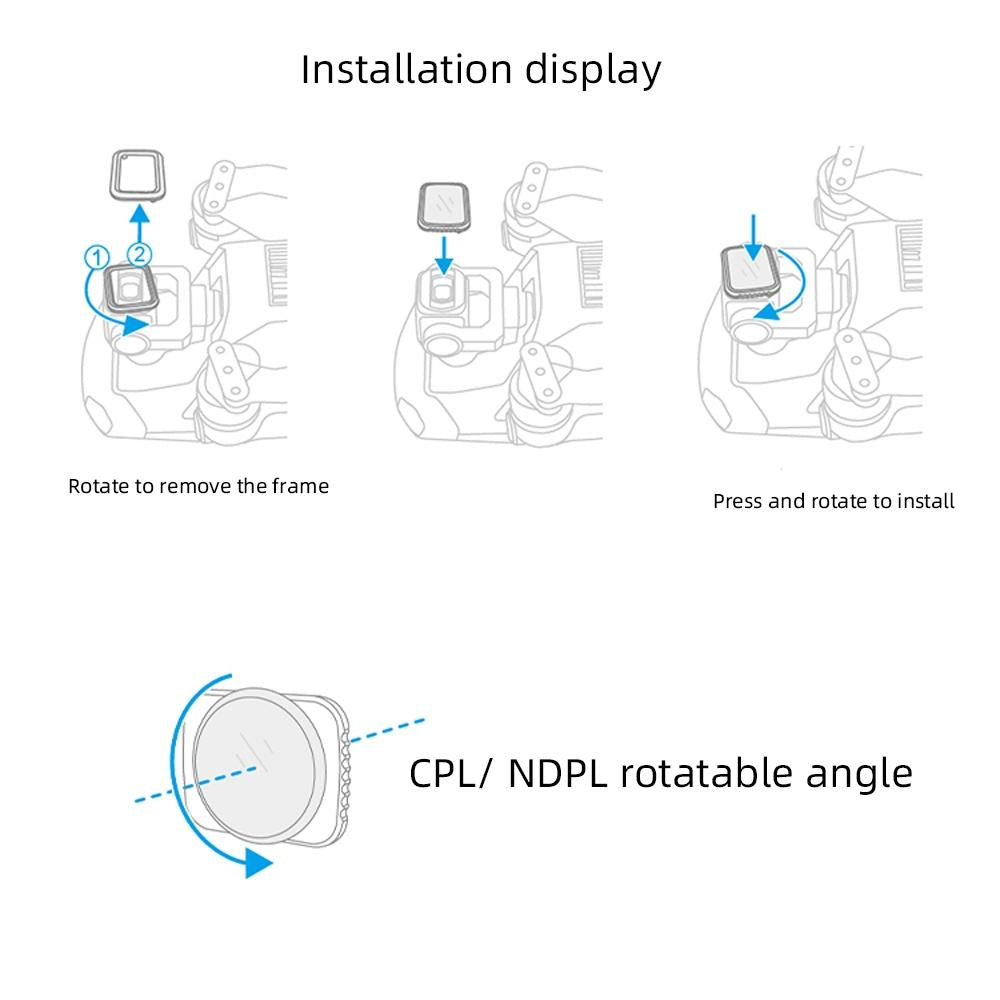 V562-6791POD-202508272135-05 4-in-1 Lens Filter Set for Dji Mavic Air 2 - Image 6
