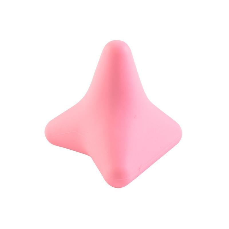 V562-7062802750DBT-202508280516-00 Quadratic Pink Silicone Thumb Massager For Muscle Relaxation And Fascia Massage - Image 1