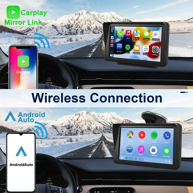 V562-7192RAC-202508271141-02 7 Touch Display Car Navigator with Wireless Carplay Bluetooth and Reversing Image - Portable and Smart - Image 3
