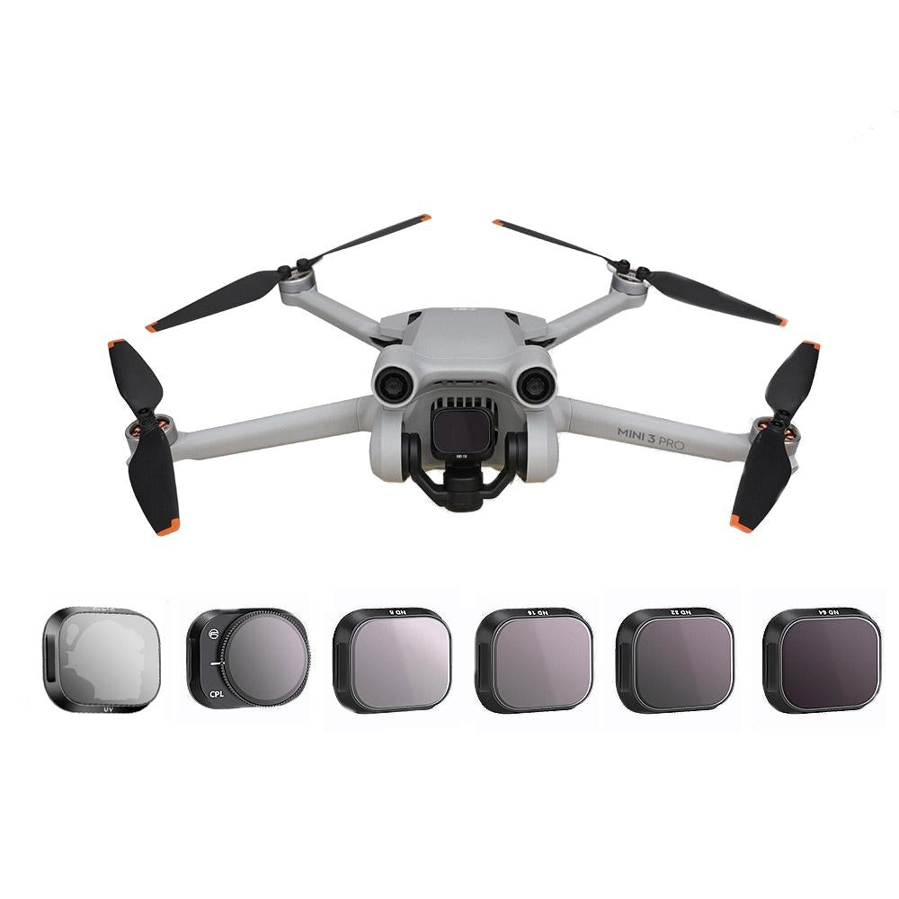 V562-8026142060DBT-202508272211-02 Adjustable Aluminum Filter Set for Dji Mini 3 Pro - 6 in 1 - Image 3