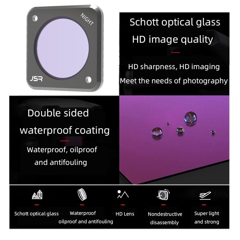V562-8170052060DBT-202508271912-03 4-in-1 Ndpl Filters for Dji Action 2 Camera - Image 4