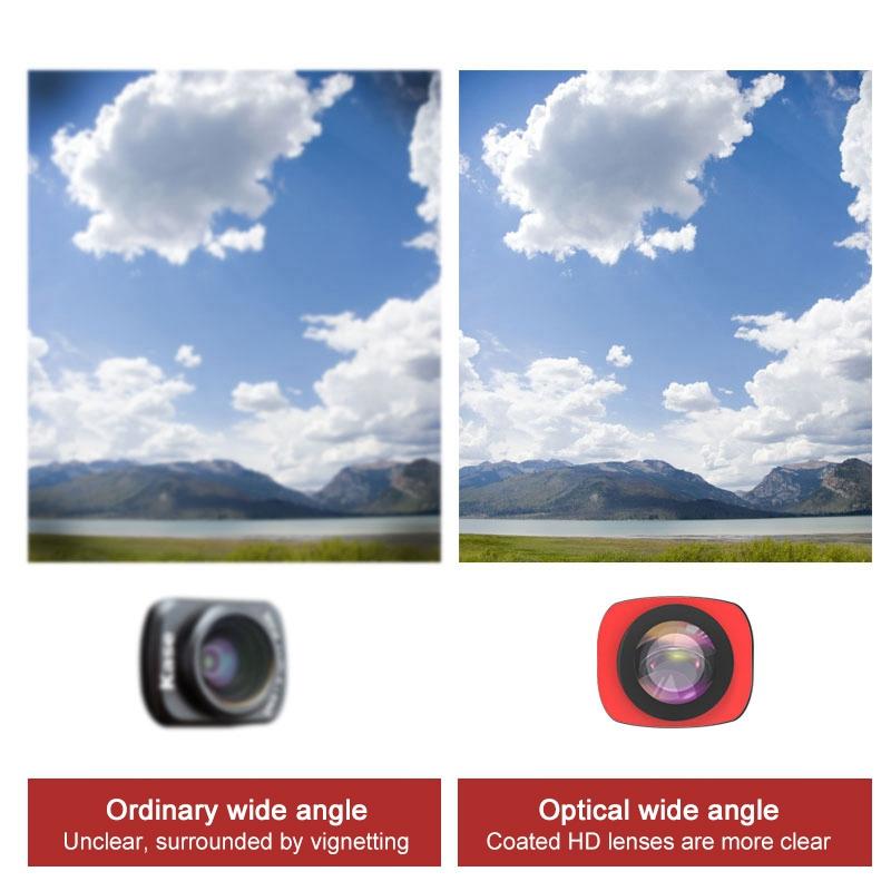 V562-8270ACD-202508272105-08 5-in-1 Super Wide Angle Lens with Macro Cpl and Nd16 Filters for Dji Pocket - Image 9