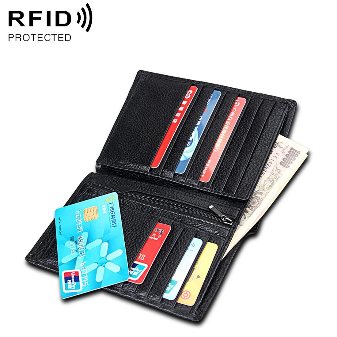 V562-8413BCC-202508271422-00 Men Rfid Wallet with Passport Holder - Multi-functional - Image 1