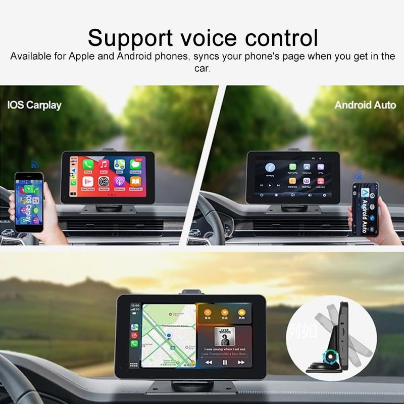 V562-9192RAC-202508271115-04 7 Wireless Carplay Car Navigator with Smart Driving Recorder - Image 5