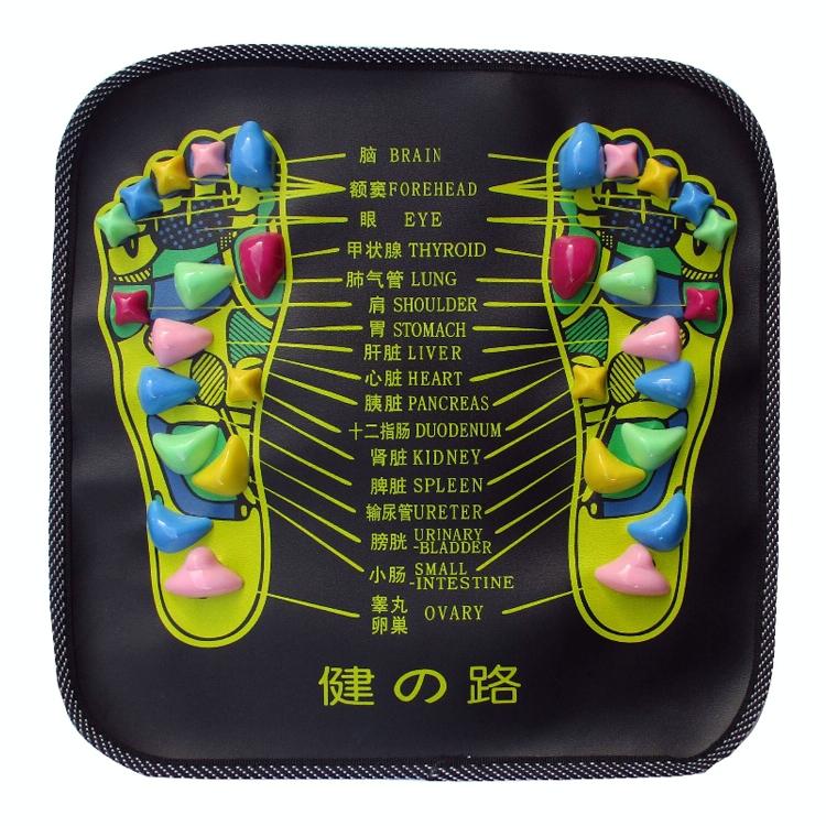 V562-9231CH-202508280720-00 Quadrate Foot Massage Stones Relaxing Reflexology Pad - Image 1