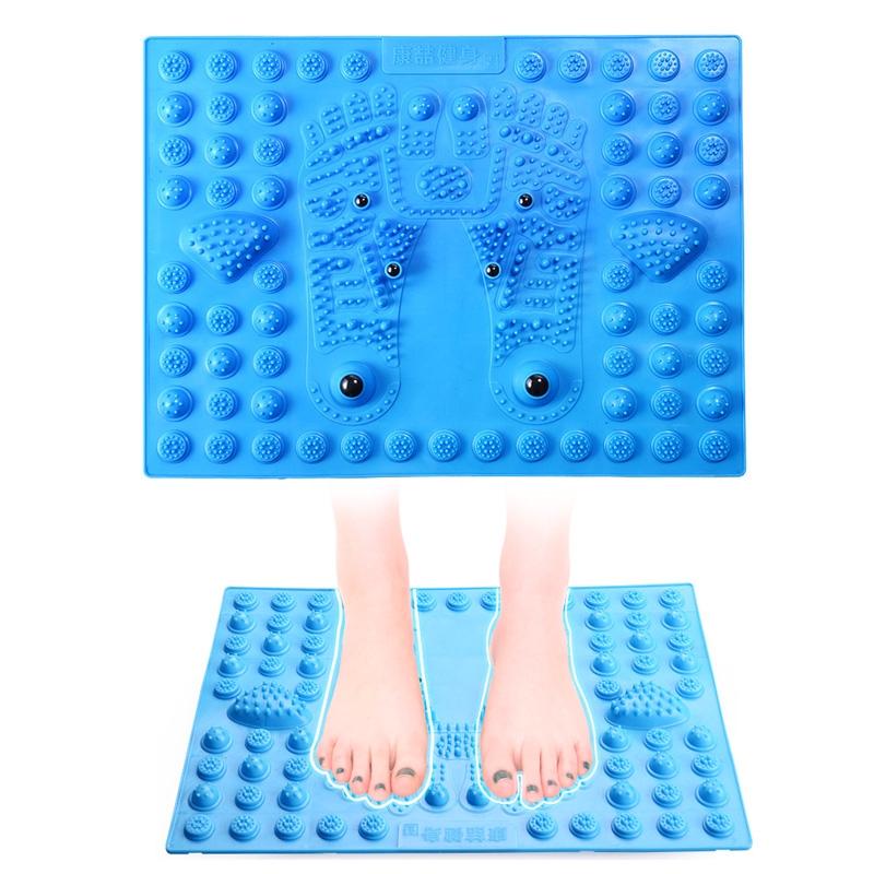 V562-A1003702060DBT-202508292231-00 Foot Magnetic Therapy Massage Pad Toe Pressing Board - Blue - Image 1