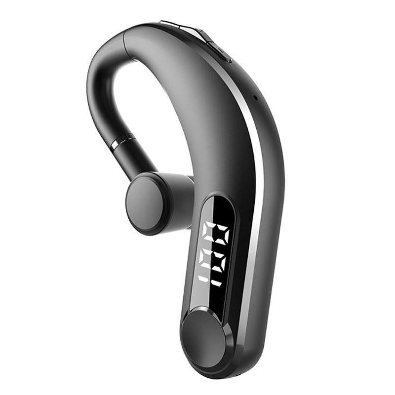 V562-A1003714060DBT-202508271141-01 Waterproof Bluetooth Earphones with Led Display - Black - Image 2