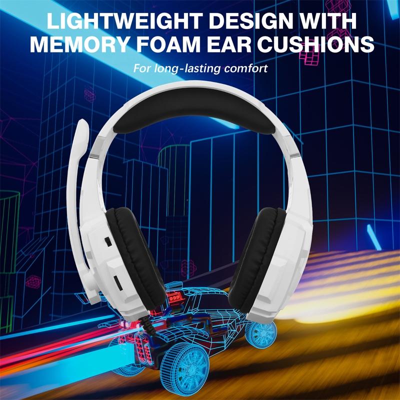 V562-A100644700ADE-202508292216-05 Pro Gaming Headset With Mic 2.1M Cable - Black - Image 6