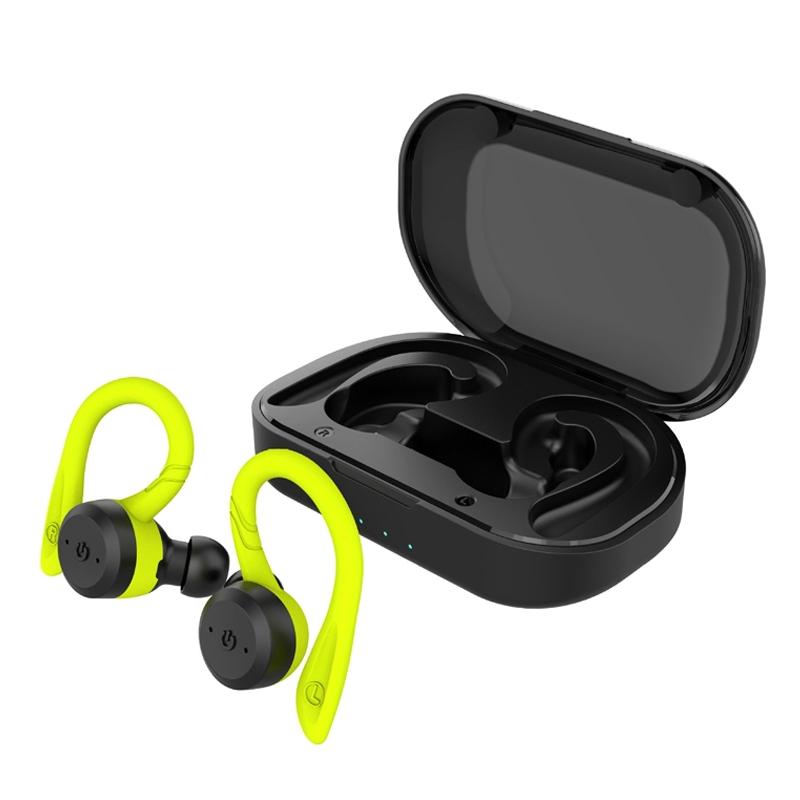 V562-A1014206750DBT-202508281031-01 Waterproof Tws Wireless Earphones for Sports - Ear-mounted - Black - Image 2