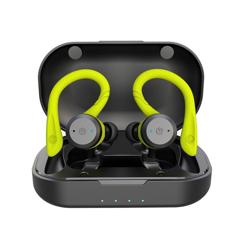 V562-A1014206750DBT-202508281031-02 Waterproof Tws Wireless Earphones for Sports - Ear-mounted - Black - Image 3