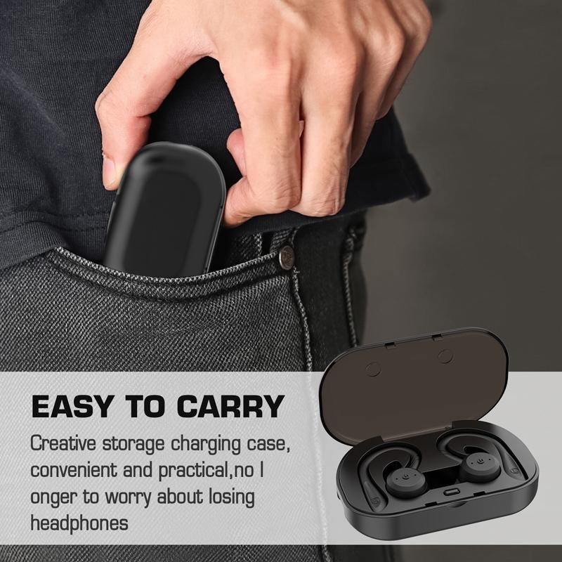 V562-A1014206750DBT-202508281031-06 Waterproof Tws Wireless Earphones for Sports - Ear-mounted - Black - Image 7