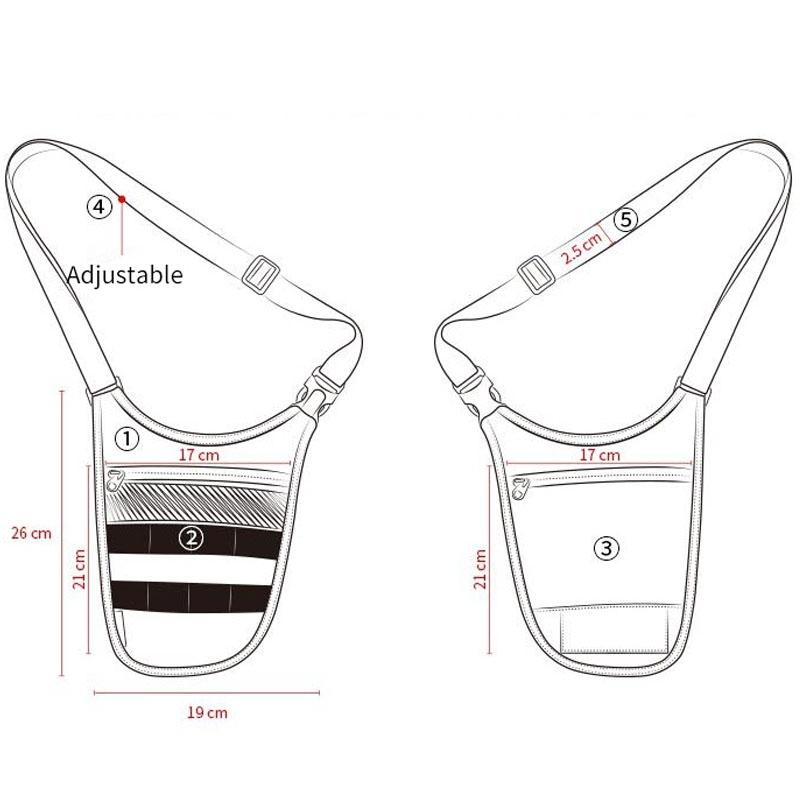 V562-A1016373060DBT-202508271620-03 Anti Theft Shoulder Bag Invisible Personal Black - Image 4