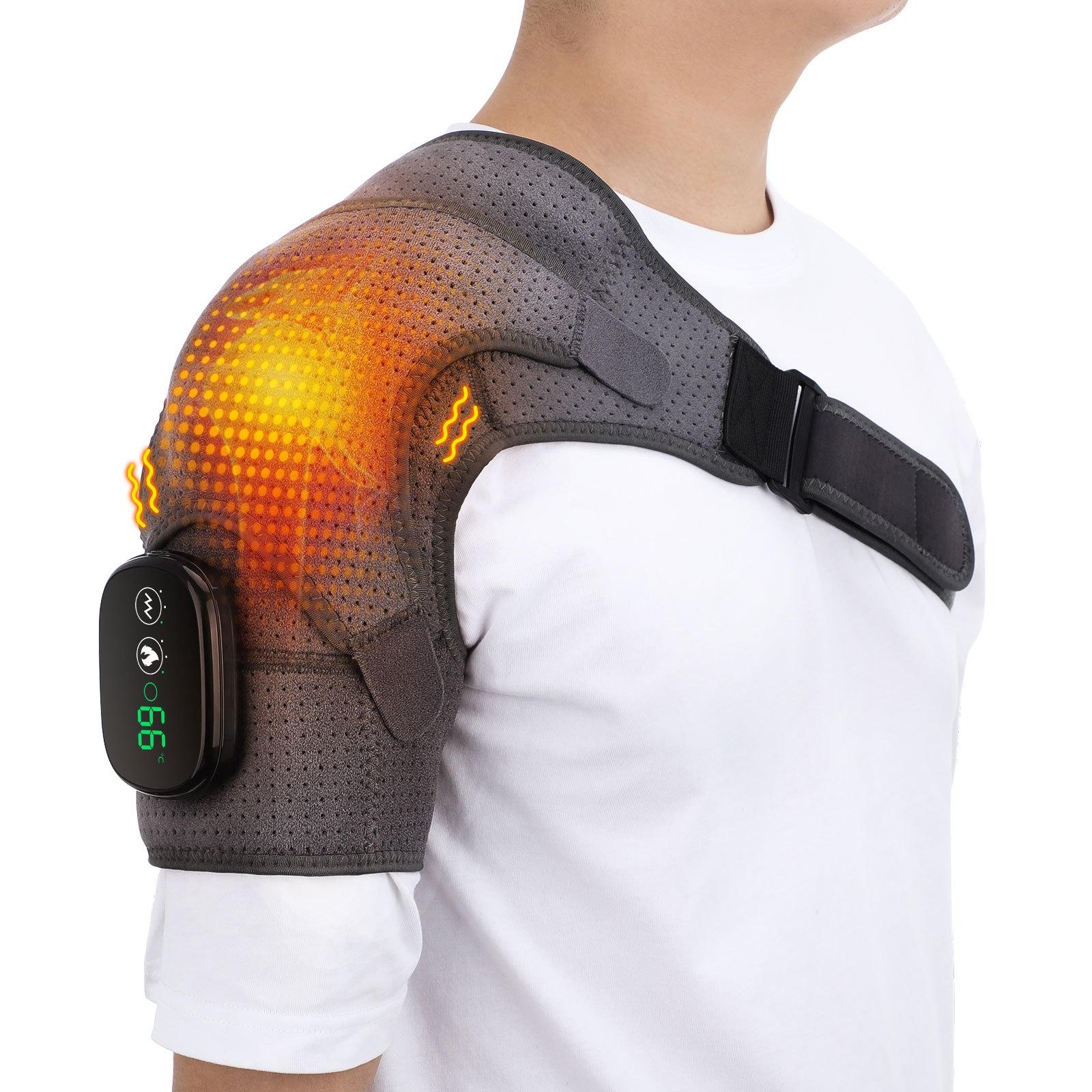 V562-A1020392060DBT-202508292015-00 Vibration Shoulder Massager For Joint Pain Relief Gray - Gray - Image 1