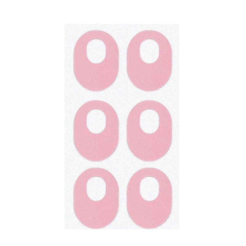 V562-A1021202060DBT-202508292010-00 Latex Callus Protection Sticker Anti-Wear - Pink Elliptical - Image 1