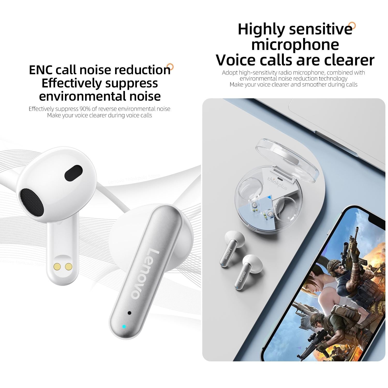 V562-A102378300ADE-202508280830-08 Wireless Bluetooth 5.2 Earbuds with Noise Reduction and Mic - Black - Image 9