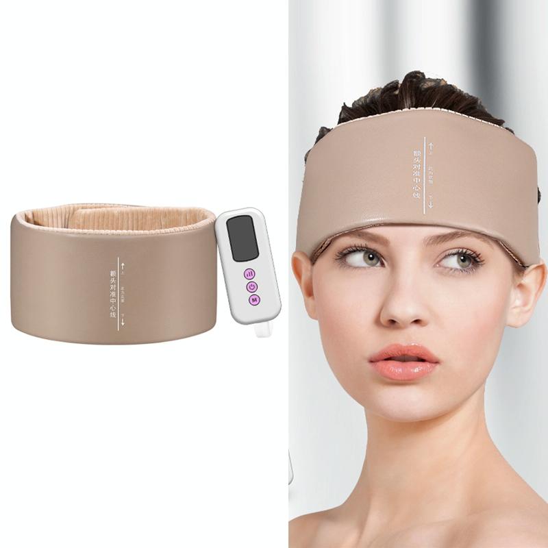 V562-A1023823060DBT-202508292025-00 Hot Compress Head Massager For Headache Relief - Camel - Image 1