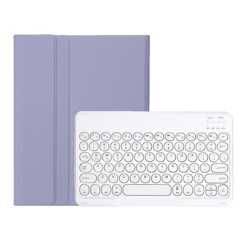 V562-A102494100ADE-202508290303-02 Detachable Bluetooth Keyboard Leather Case For Ipad Air 4 / 5 - Candy Colour Skin Texture - 10.9 Inch - Black - Image 3