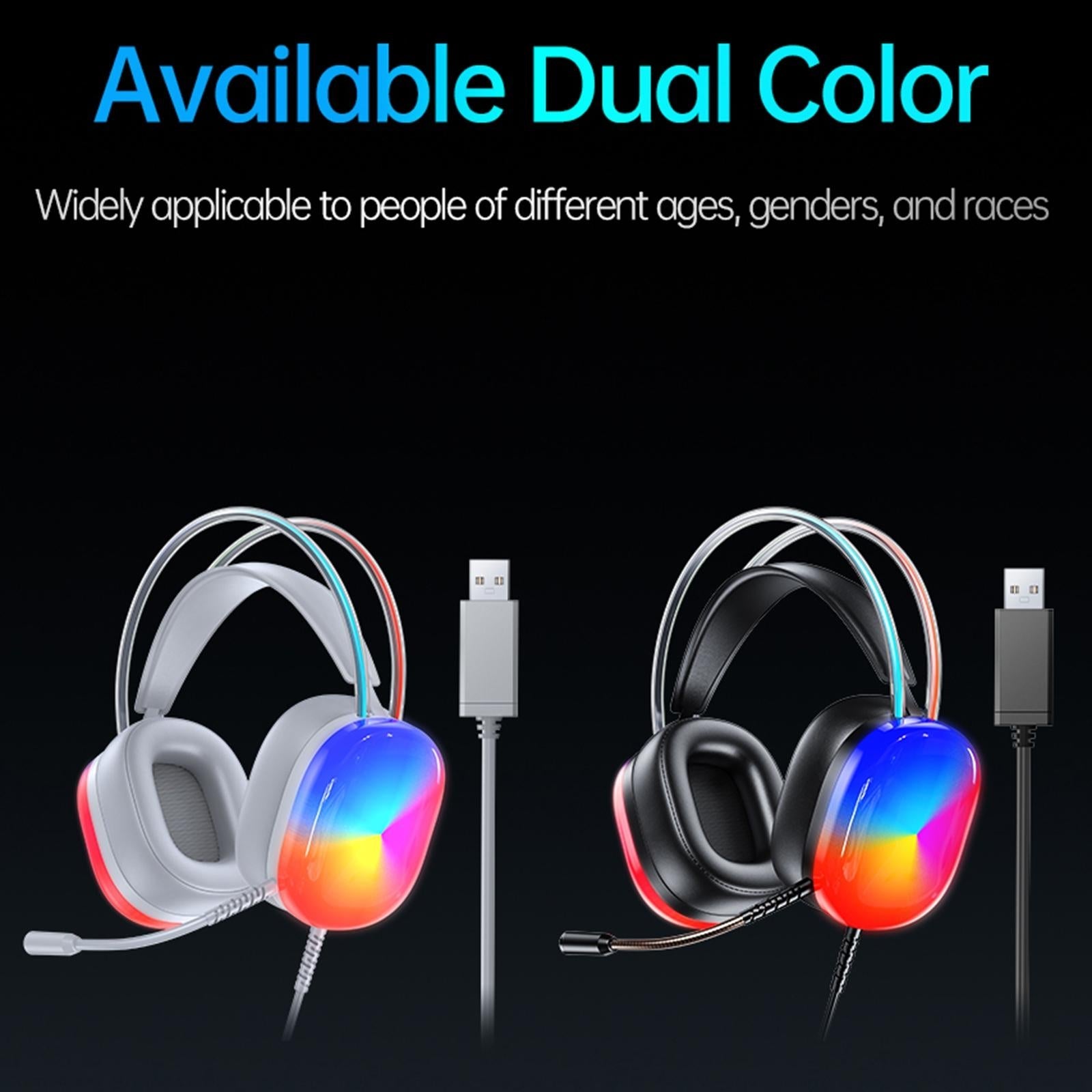 V562-A103205700ADE-202508292111-02 Pro Luminous Wired Headphones 2M Cable - Black - Image 3