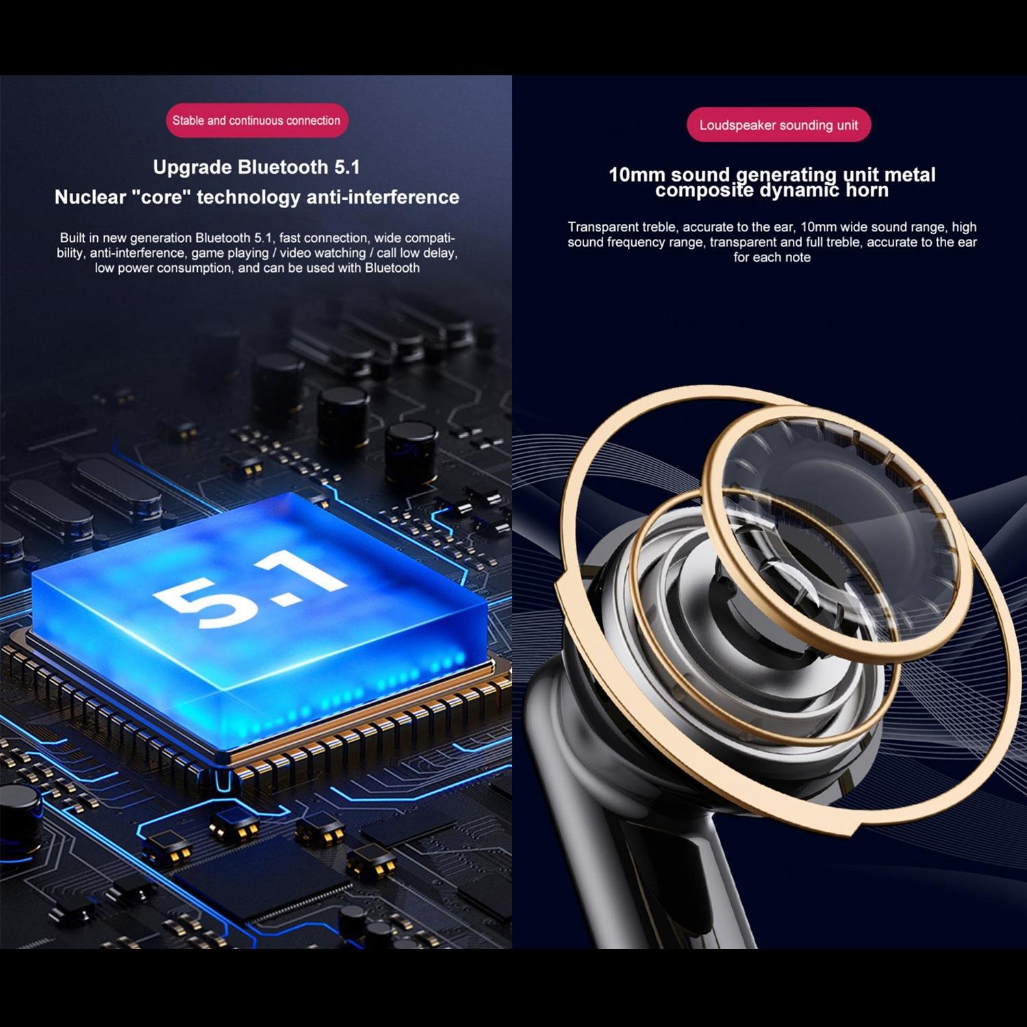 V562-A103378300ADE-202508271025-04 Wireless Bluetooth Earphones with Hd Mic - Black - Image 5