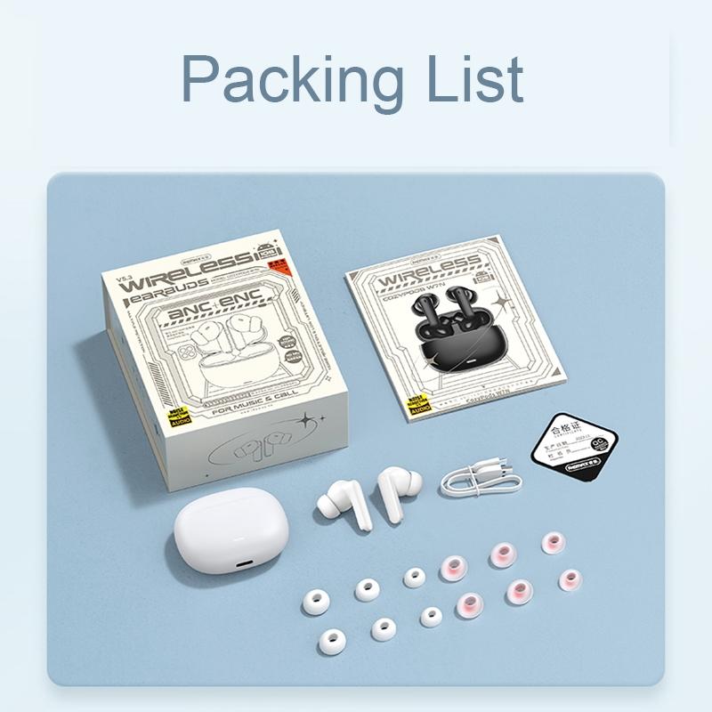 V562-A1038933060DBT-202508271836-07 White Dual Noise Canceling Bluetooth Headphones with Anc & Enc Call - Image 8