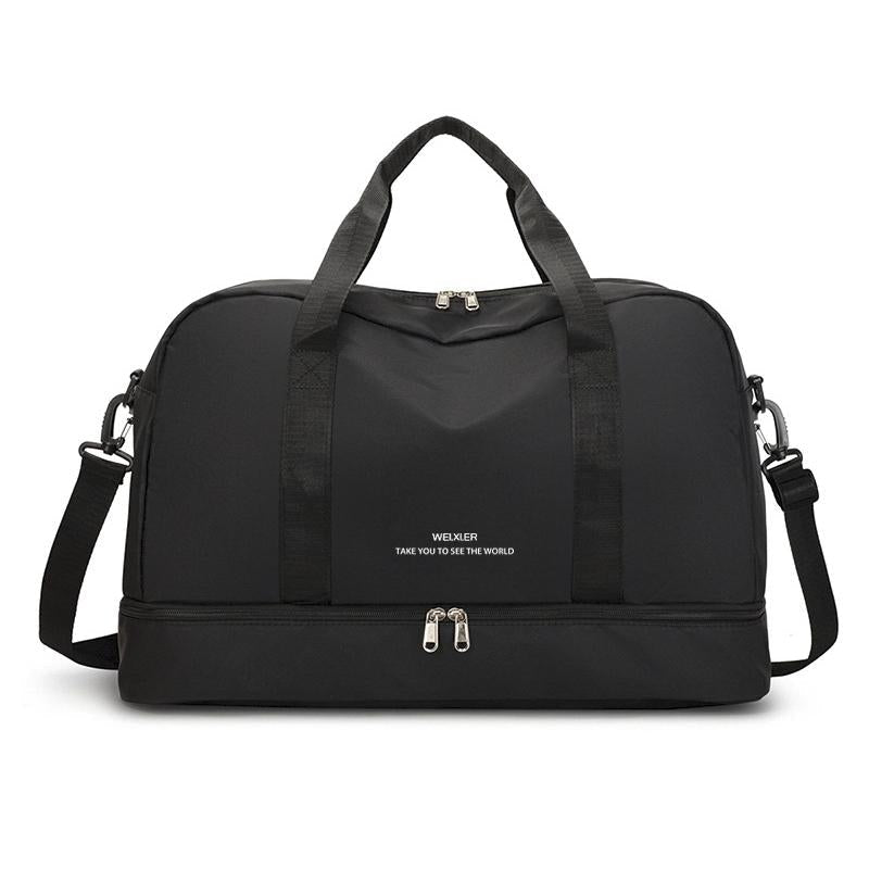 V562-A1042705060DBT-202508291025-00 Lightweight Travel Duffel Bag Large Capacity - Black - Image 1