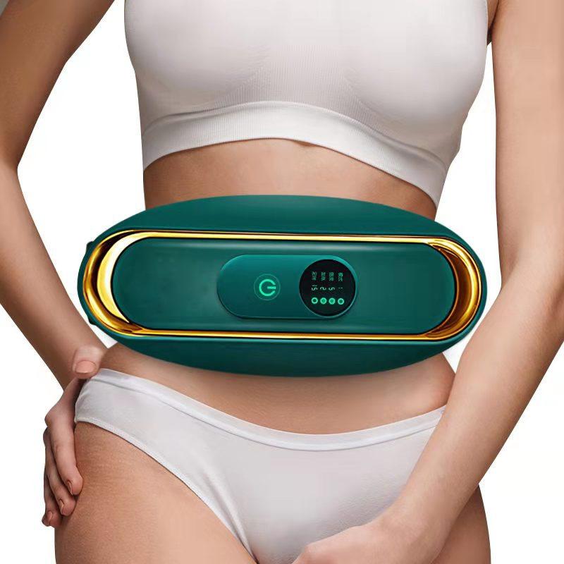 V562-A1055763060DBT-202508292115-00 Hot Compress Abdominal Massage Belt For Menstrual Relief Green - Green - Image 1