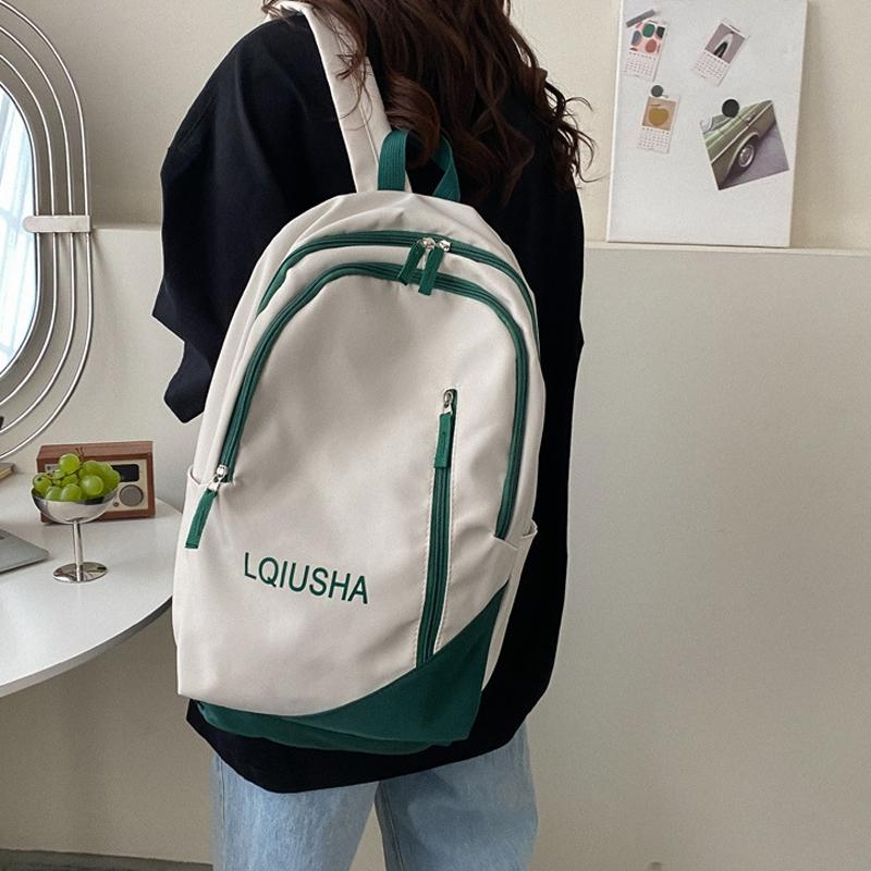 V562-A1059233060DBT-202508282116-00 Girls Lightweight Backpack - Compact and Stylish - White - Image 1