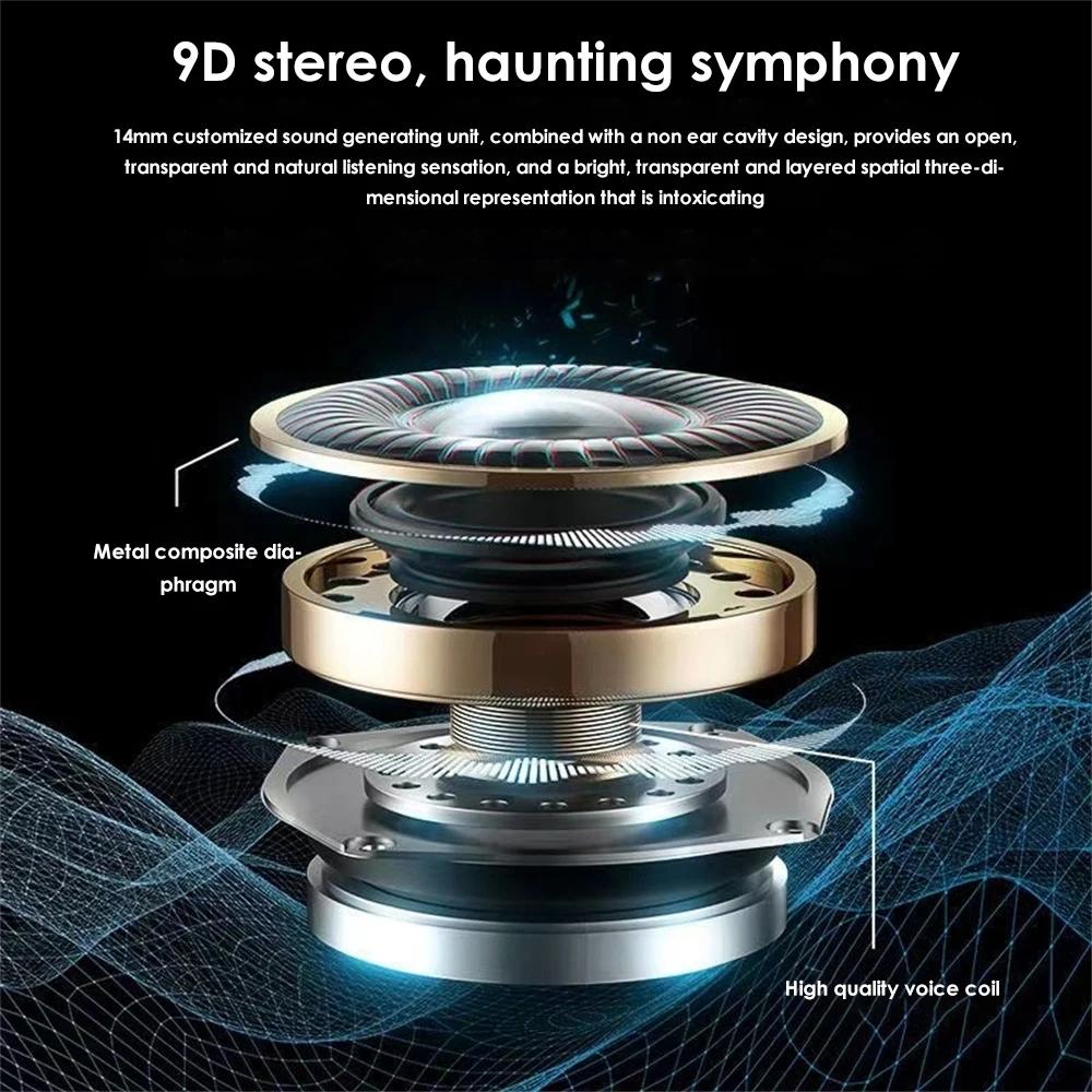 V562-A1061214060DBT-202508271125-04 Waterproof Wireless Bluetooth Earphones with Led Display - Black - Image 5