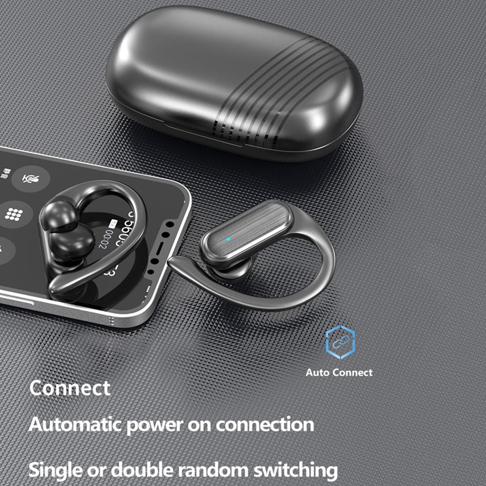 V562-A1061214060DBT-202508271125-08 Waterproof Wireless Bluetooth Earphones with Led Display - Black - Image 9