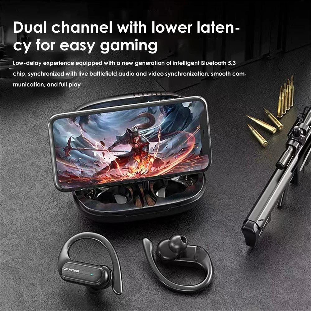 V562-A1061214060DBT-202508271125-10 Waterproof Wireless Bluetooth Earphones with Led Display - Black - Image 11