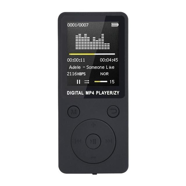 V562-A106254300DBT-202508291210-00 Portable Mp4 Music Player With Fm Radio & Recording Black - Black No Memory - Image 1